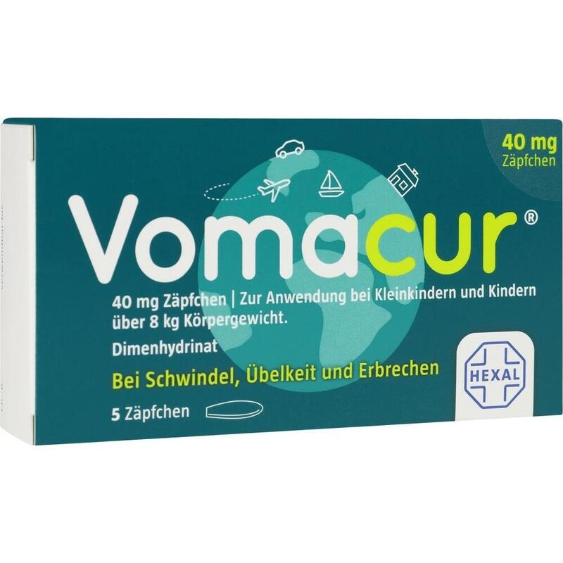 VOMACUR 40 Suppositorien