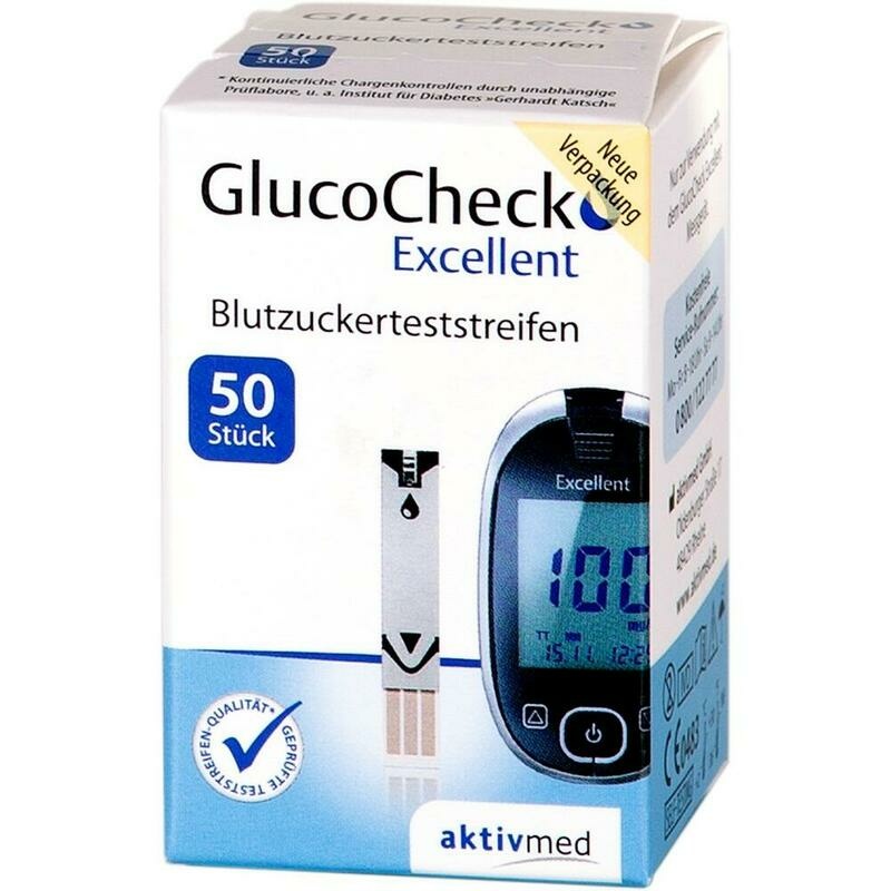 GLUCOCHECK Excellent Teststreifen
