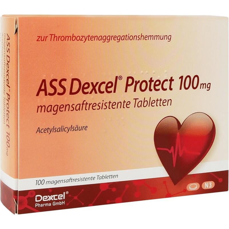 ASS Dexcel Protect 100 mg magensaftres.Tabletten