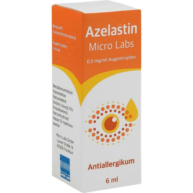 AZELASTIN Micro Labs 0,5 mg/ml Augentropfen